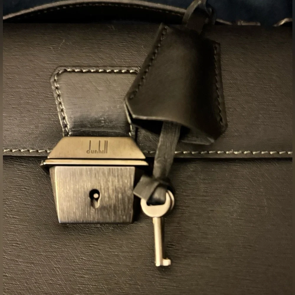 Dunhill Sidecar Gunmetal Pochette L3F290A (Black) - NWT - Picture 6 of 12